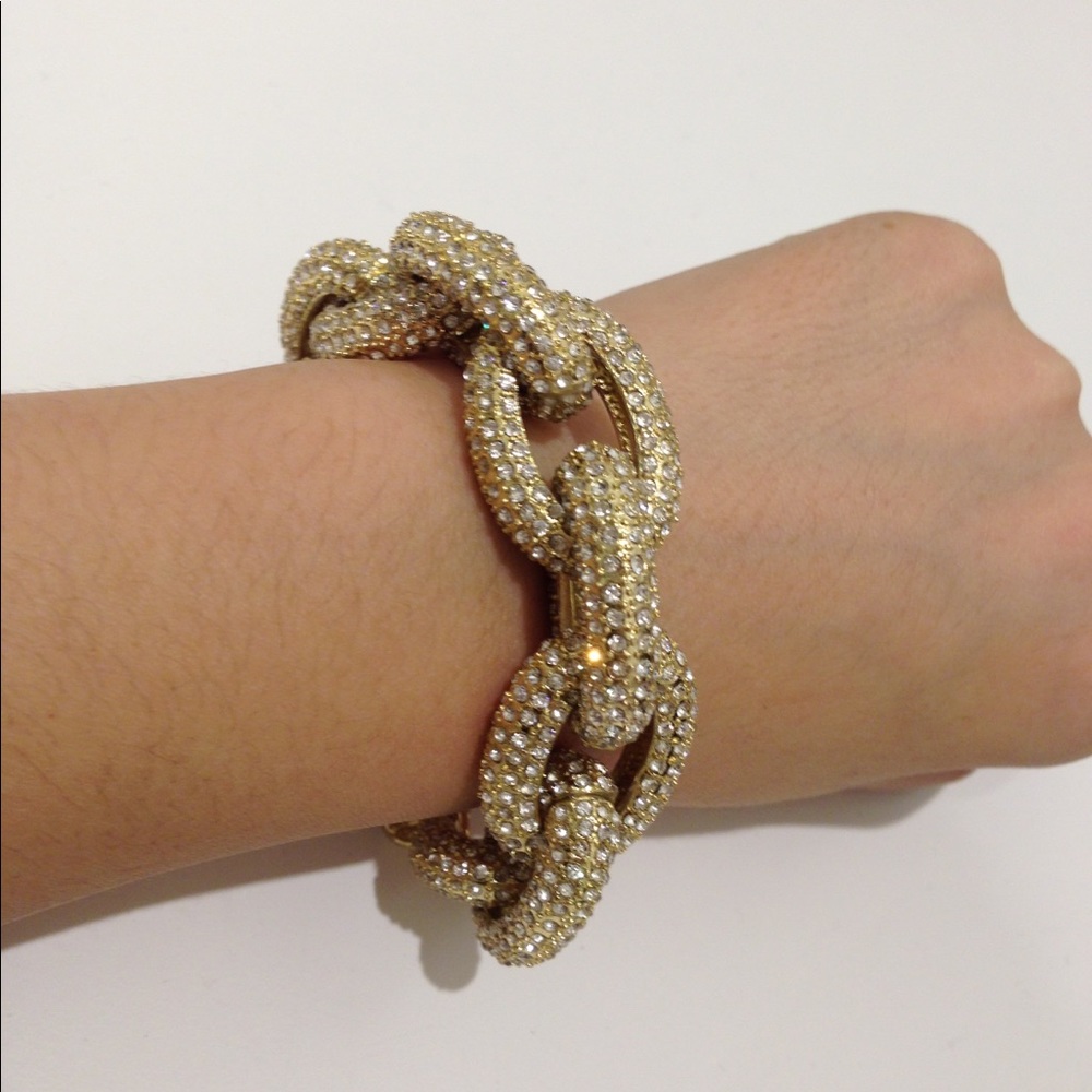 Pave statement bracelet - Picture 2 of 4